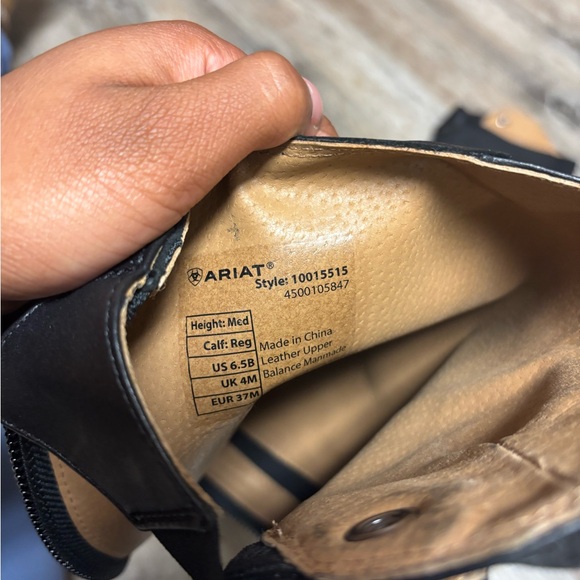 Ariat Black Women's Riding Boots - Picture 3 of 4